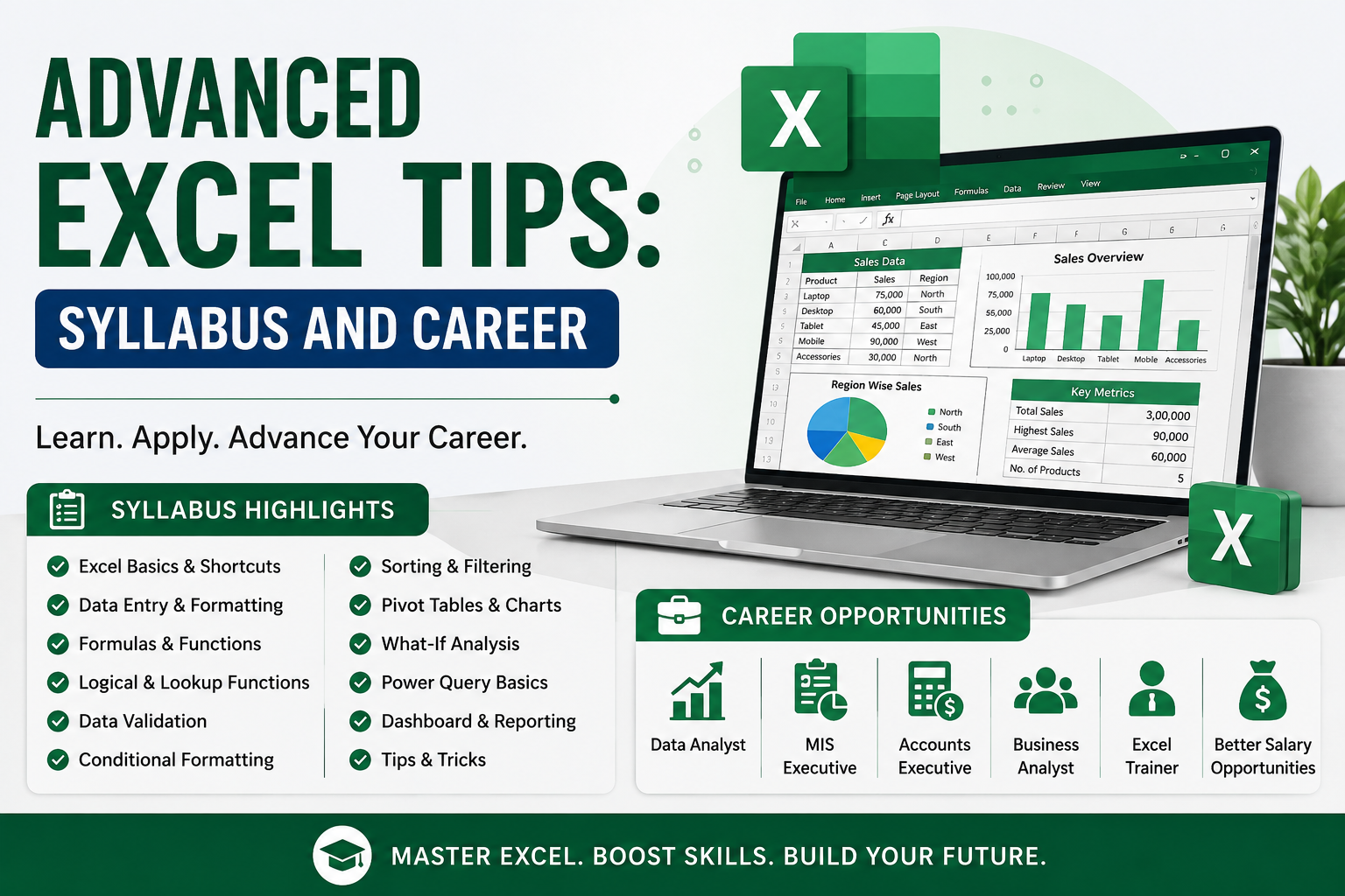 Advanced Excel Tips: Syllabus and Career